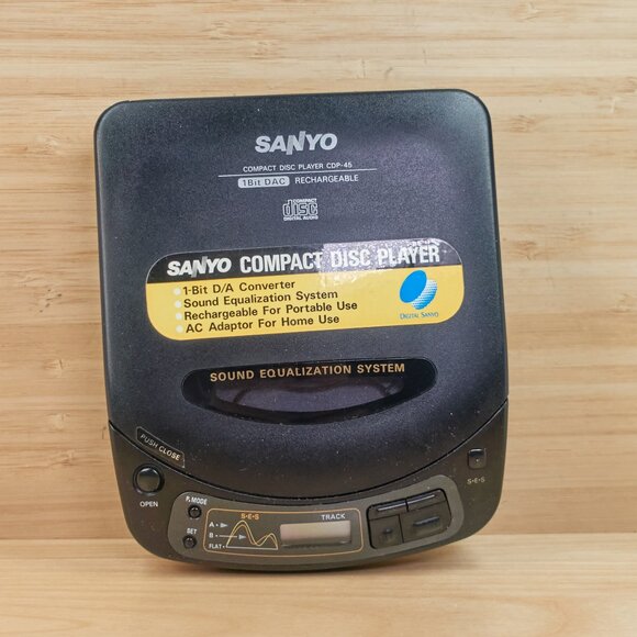Vintage Sanyo CDP-45 Compact Disc Player / Tested & Working - Picture 1 of 7